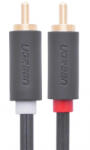 UGREEN Cablu Audio UGREEN AV104, 2 x RCA - 2 x RCA, 5m, Negru