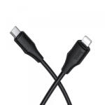 hoco. Cablu Date si Incarcare USB-C - Lightning HOCO X124, 27W, 1m, Negru - koubsolutions
