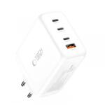 Tech-Protect Incarcator Retea Tech-Protect NC200W-GAN, 200W, 5A, 1 x USB-A - 3 x USB-C, Alb