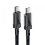 ACEFAST Cablu Date si Incarcare USB-C - USB-C Acefast C12-03, 60W, 1.2m, Negru - koubsolutions
