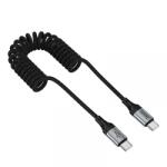 hoco. Cablu Date si Incarcare USB-C - USB-C HOCO X121, 60W, 1.5m, Negru - koubsolutions