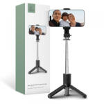 Tech-Protect Selfie Stick Bluetooth Tech-Protect L02S, Universal, Negru
