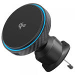 Proove Incarcator Auto Wireless Proove Graphite Circle, 15W, 1.67A, Negru WHGC15010001