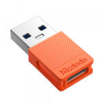 Mcdodo Adaptor Date si Incarcare USB-C - USB-A McDodo OT-6550, Portocaliu - koubsolutions