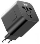 XO Design Adaptor Retea XO Design WL28 Travel US / UK / AU / CN / EU, Negru