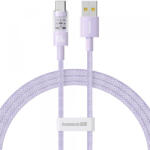 Baseus Cablu Date si Incarcare USB-A - USB-C Baseus Gem, 100W, 2m, Mov P10373002511-01