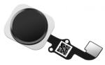 Aftermarket Ansamblu Buton Meniu Apple iPhone 6 / 6 Plus, cu banda, Negru - koubsolutions