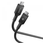 Spigen Cablu Date si Incarcare USB-C - USB-C Spigen EB10020CC, 100W, 2m, Negru ACA09460 - koubsolutions