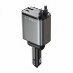 Lisen Incarcator Auto Cu Cablu USB-C / Lightning Lisen, 69W, 3A, 1 x USB-A - 1 x USB-C, Negru YL0224040031