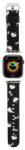 Hello Kitty Curea Hello Kitty Leather Kitty & Bows pentru Apple Watch 42mm / 41mm / 40mm / 38mm Series, Neagra