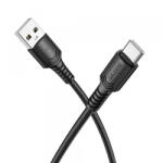 BOROFONE Cablu Date si Incarcare USB-A - USB-C Borofone BX116 Certain, 18W, 1m, Negru - koubsolutions