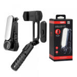 Techsuit Selfie Stick Bluetooth Techsuit Q09, Universal, Negru