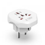 Tech-Protect Adaptor Retea Tech-Protect US / UK / AU / FI / CN - Europa, Alb