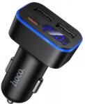 hoco. Incarcator Auto HOCO Z63A Display, 42W, 3A, 1 x USB-C - 2 x USB-A, Negru - koubsolutions