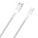 Dudao Cablu Date si Incarcare USB-A - USB-C Dudao L9T, 100W, 1m, Alb