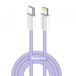 ColorWay Cablu Date si Incarcare USB-C - Lightning ColorWay CW-CBPDCL061, 27W, 1m, Mov