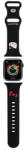 Hello Kitty Curea Hello Kitty Silicone Kitty Head pentru Apple Watch 42mm / 41mm / 40mm / 38mm Series, Neagra