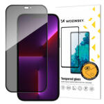 Wozinsky Folie de protectie Ecran Privacy WZK AntiSpy pentru Apple iPhone 15, Sticla Securizata, Full Glue