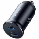 JOYROOM Incarcator Auto Joyroom JR-CCN06, 30W, 3A, 2 x USB-C, Negru