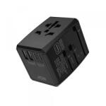 Techsuit Incarcator Retea Techsuit HHT905 Travel, 45W, 3A, 2 x USB-A - 2 x USB-C, Negru - koubsolutions
