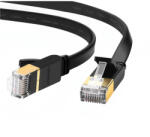 UGREEN Cablu Retea UGREEN NW106 Flat, UTP, Cat7, 10m, Negru