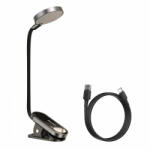 Baseus Lampa Led Portabila Baseus Comfort Reading Mini Clip, Gri DGRAD-0G