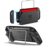 Spigen Carcasa Protectie Spigen Dual Grip Pro pentru Consola Nintendo Switch 2, Neagra ACS10196