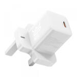 Baseus Incarcator Retea Baseus GaN5, 30W, 3A, 1 x USB-C, UK, Alb P10110906213-00
