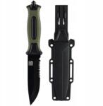 101 INC Katonai Taktikai Kés 101 Inc Tactical Ops Tanto Törő Tok Fekete/Olive (8719298277897)