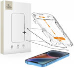 Tech-Protect Folie de protectie Ecran Tech-Protect Quick Set+ pentru Apple iPhone 17e / 16e / 14 / 13 Pro, Sticla Securizata, Full Glue, Set 2 bucati, Neagra - koubsolutions