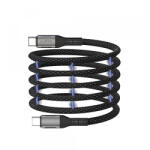 Maxlife Cablu Date si Incarcare USB-C - USB-C MaXlife MXUC-11 Magnetic, 100W, 1m, Negru