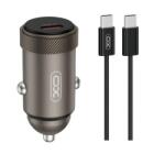 XO Incarcator Auto Cu Cablu USB-C XO Design CC70, 30W, 3A, 1 x USB-C, Negru - koubsolutions