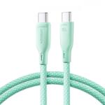 JOYROOM Cablu Date si Incarcare USB-C - USB-C Joyroom S-A34, 60W, 1m, Verde