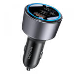 YESIDO Incarcator Auto Yesido Y59, 200W, 5A, 1 x USB-A - 2 x USB-C, Negru