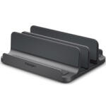 Spigen Suport Vertical Spigen LD208S4 Two pentru Laptop cu grosime 14mm - 27mm, Gri AMP10640 Suport laptop