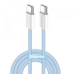 ColorWay Cablu Date si Incarcare USB-C - USB-C ColorWay CW-CBPDCC061, 60W, 1m, Albastru - koubsolutions