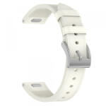 Techsuit Curea Techsuit W073 pentru Huawei Watch / Garmin Watch Series, 18mm, Alba - koubsolutions