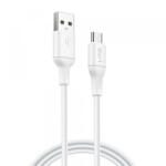 Lito Cablu Date si Incarcare USB-A - microUSB Lito LD06V, 18W, 1m, Alb - koubsolutions