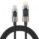 Lito Cablu Date si Incarcare USB-C - Lightning Lito LD09CL Display, 36W, 1.2m, Negru - koubsolutions