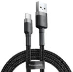 Baseus Cablu Date si Incarcare USB-A - USB-C Baseus Cafule, 18W, 2m, Gri CATKLF-CG1