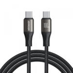 JOYROOM Cablu Date si Incarcare USB-C - USB-C Joyroom S-A25 Light-Speed, 100W, 1.2m, Negru - koubsolutions