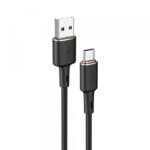 ACEFAST Cablu Date si Incarcare USB-A - USB-C Acefast C2-04, 18W, 1.2m, Negru