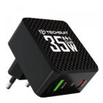 Techsuit Incarcator Retea Techsuit CHPD173 Tiny, 35W, 3A, 1 x USB-A - 1 x USB-C, Negru - koubsolutions