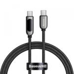 Baseus Cablu Date si Incarcare USB-C - USB-C Baseus Display, 100W, 1m, Negru CATSK-B01