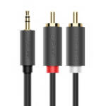 UGREEN Cablu Audio 3.5mm - 2 x RCA UGREEN AV102, 5m, Gri