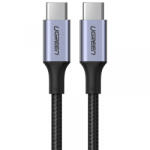 UGREEN Cablu Date si Incarcare USB-C - USB-C UGREEN US316, 100W, 1m, Gri - koubsolutions