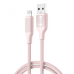 XO Design Cablu Date si Incarcare USB-A - Lightning XO Design NB265, 12W, 1m, Roz