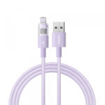 Baseus Cablu Date si Incarcare USB-A - Lightning Baseus Display 2, 12W, 1m, Mov P10382700511-00 - koubsolutions