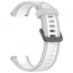 Techsuit Curea Techsuit W053 pentru Huawei Watch / Garmin Watch Series, 18mm, Alba - koubsolutions