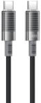XO Design Cablu Date si Incarcare USB-C - USB-C XO Design NB-Q282B, 60W, 1m, Negru